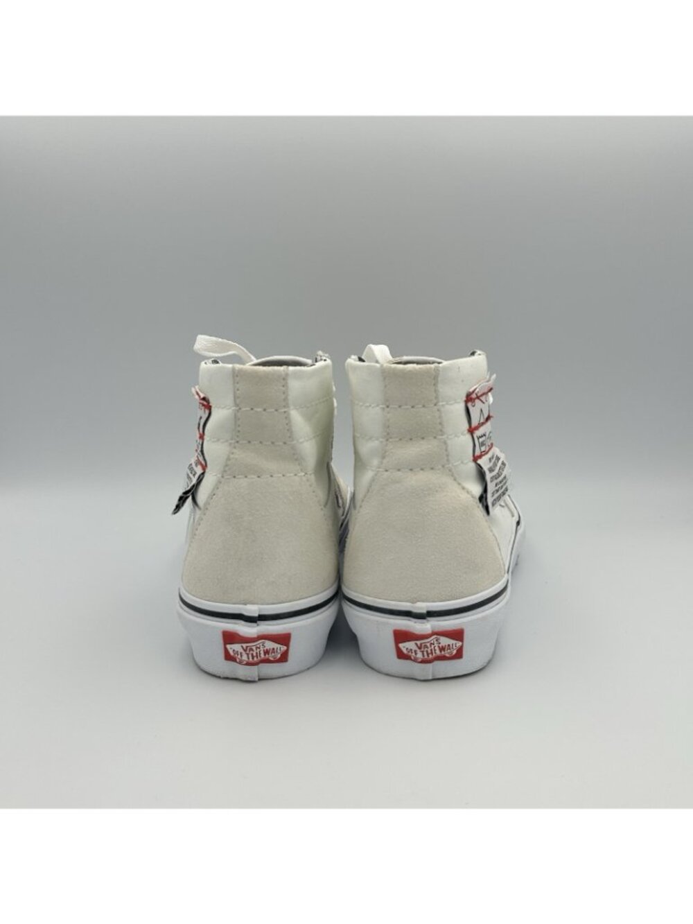 Vans SK8-Hi Tapered  Sneakers Women's Size 9 White Suede Shoes 721356 - Picture 3 of 11